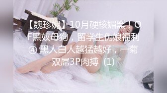 【魏珍妮】10月硬核媚黑！OF黑奴母狗，留学生伪娘福利④ 黑人白人越猛越好，一菊双屌3P肉搏  (1)