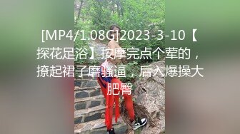 [MP4/1.08G]2023-3-10【探花足浴】按摩完点个荤的，撩起裙子磨骚逼，后入爆操大肥臀