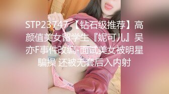 STP23747 【钻石级推荐】高颜值美女留学生『妮可儿』吴亦F事件改编-面试美女被明星騙操 还被无套后入内射