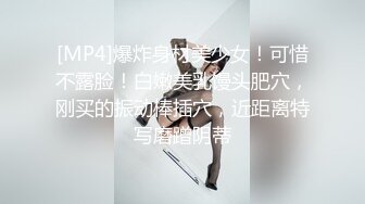 [MP4]爆炸身材美少女！可惜不露脸！白嫩美乳馒头肥穴，刚买的振动棒插穴，近距离特写磨蹭阴蒂