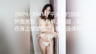 [MP4/ 394M] 平头哥约顶级外围美女，紧身裤大长腿，坐在身上搂搂抱抱，换上连体吊带网袜