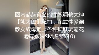 圈内赫赫有名的性奴调教大神【熊太郎】私拍，花式性爱调教女奴母狗，各种扩肛玩菊花凌辱嫩妹SM虐恋 (10)