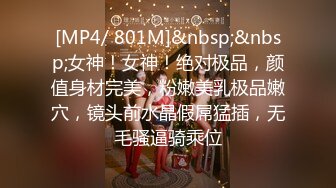 [MP4/ 801M]&nbsp;&nbsp;女神！女神！绝对极品，颜值身材完美，粉嫩美乳极品嫩穴，镜头前水晶假屌猛插，无毛骚逼骑乘位